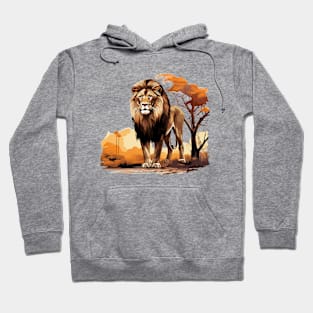 Wild African Lion Hoodie